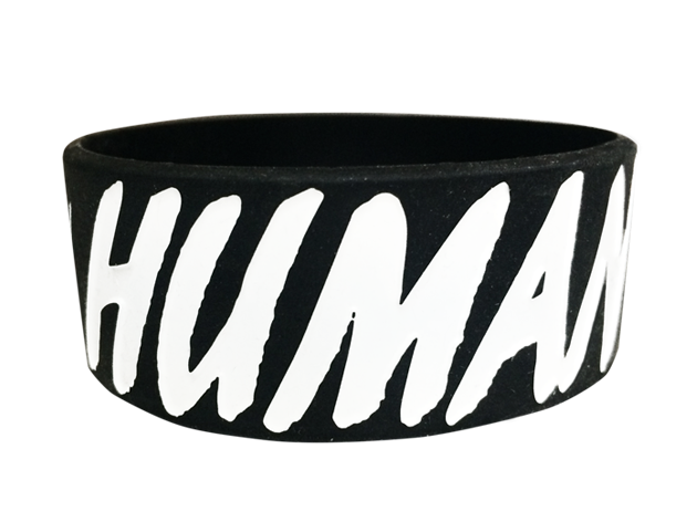 Human Personalized Bracelet made by Wristband Bros