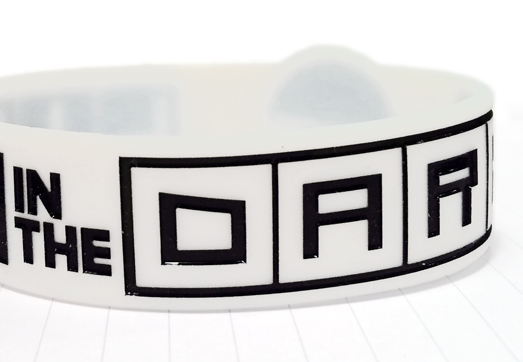 Die Cut Silicone Bracelet designed for CYMK