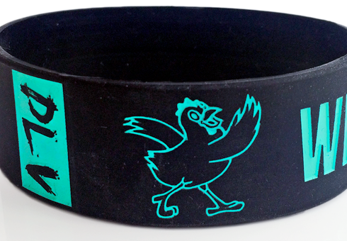 dlv chicken dance wristband printed by wristbands