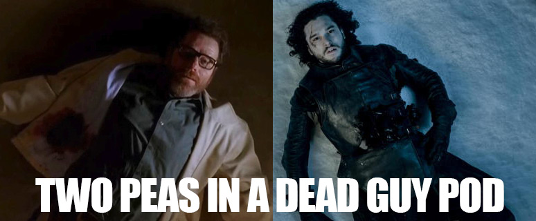 jon snow and walter white dead