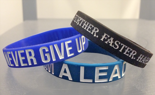 motivational wristbands made by wristband bros