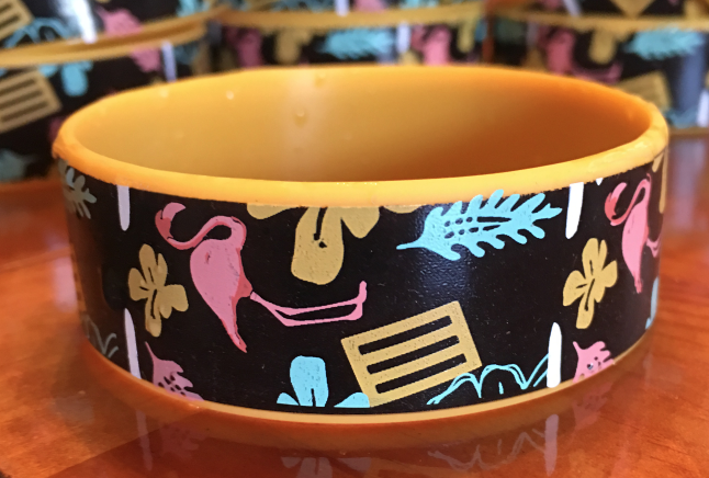 paramore rubber bracelet made from silicone with full wrap design