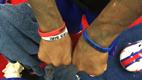 yes sir wristbands worn by buffalo bills players to remind them of their penalty woes