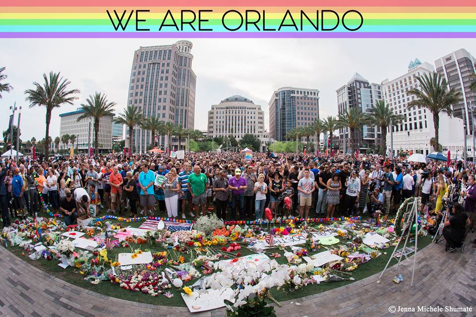 we are orlando photo of vigil crowd by Photo by Jenna Michele Photography