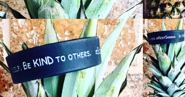 be kind to others wristbands from sole sisters sneakers
