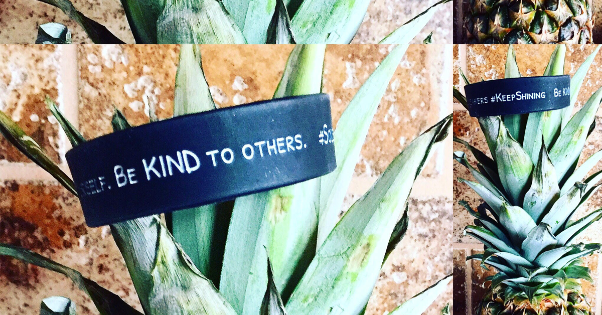 sole sisters wristband on a pineapple