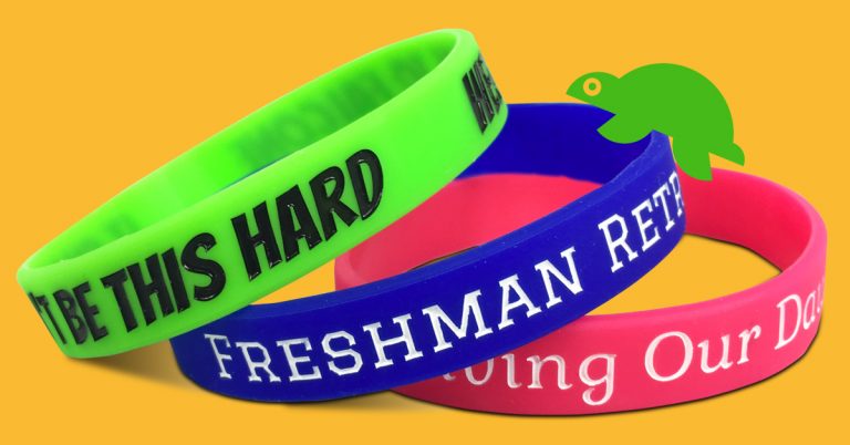 turtle time promo image featuring wristbands